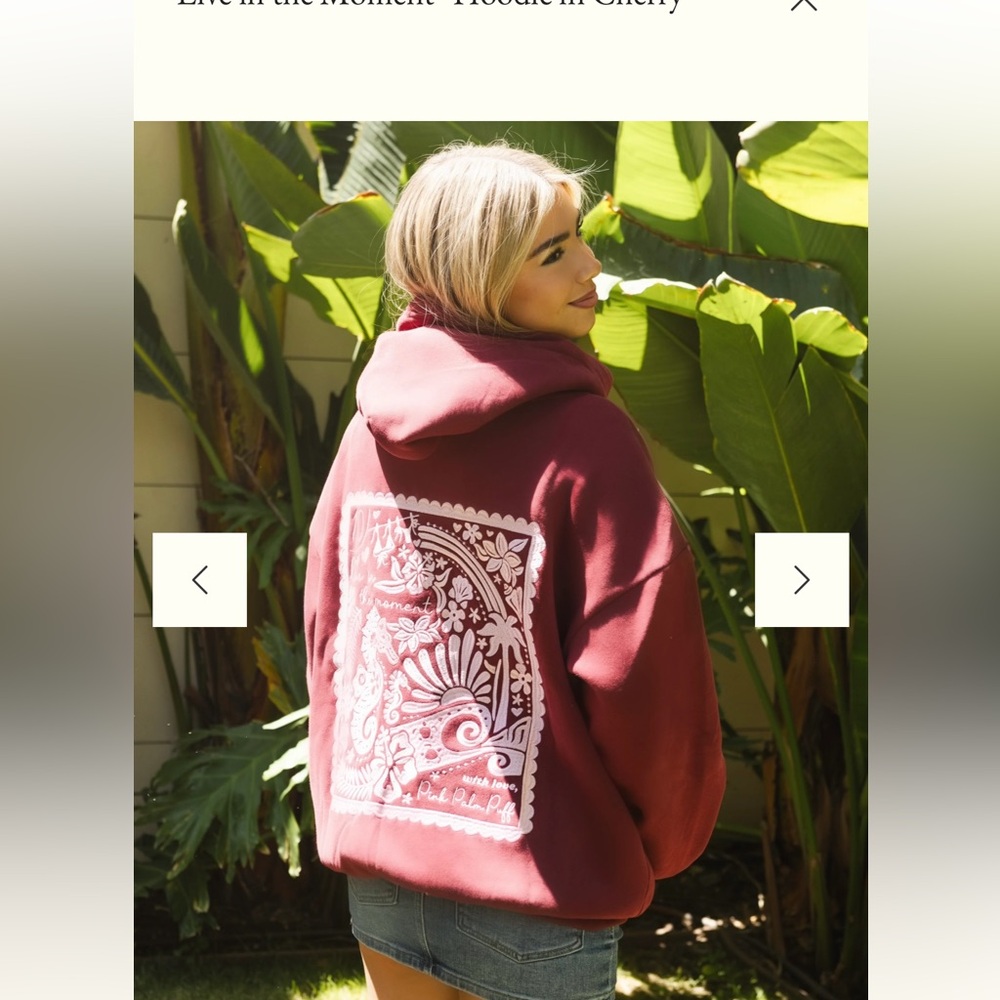 Pink Palm Puff Hoodie
“Cherry” - Picture 2 of 9